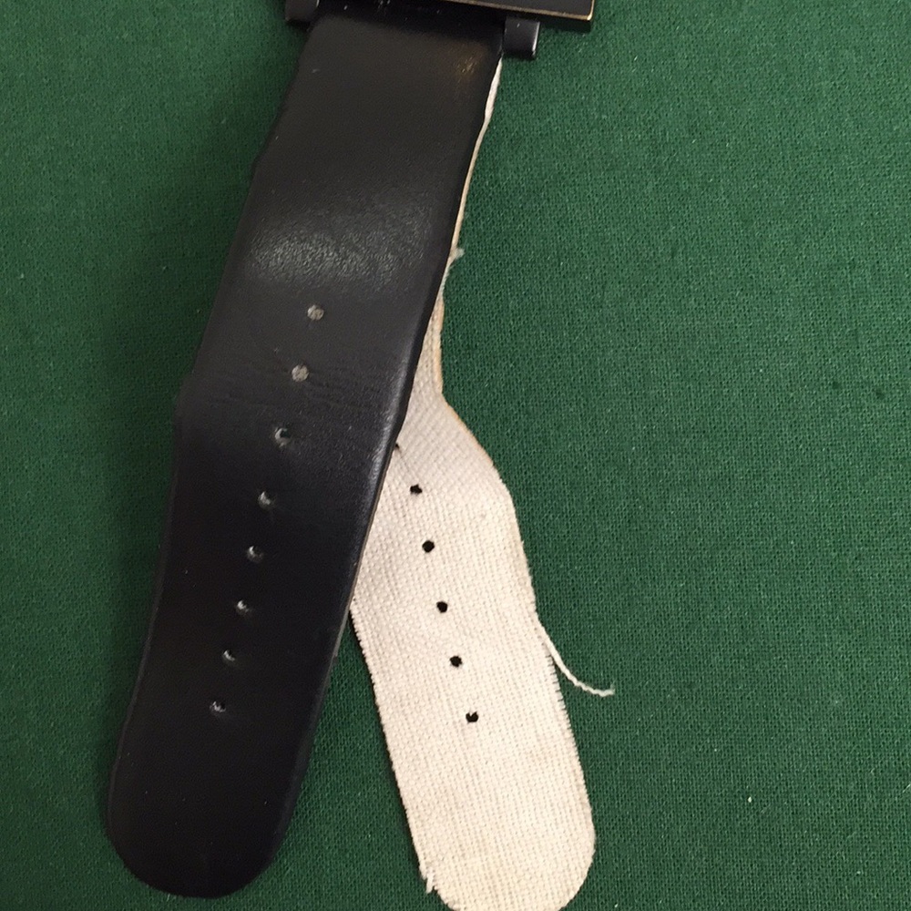 Black Leather Fun & Funky Watch - Picture 3 of 3